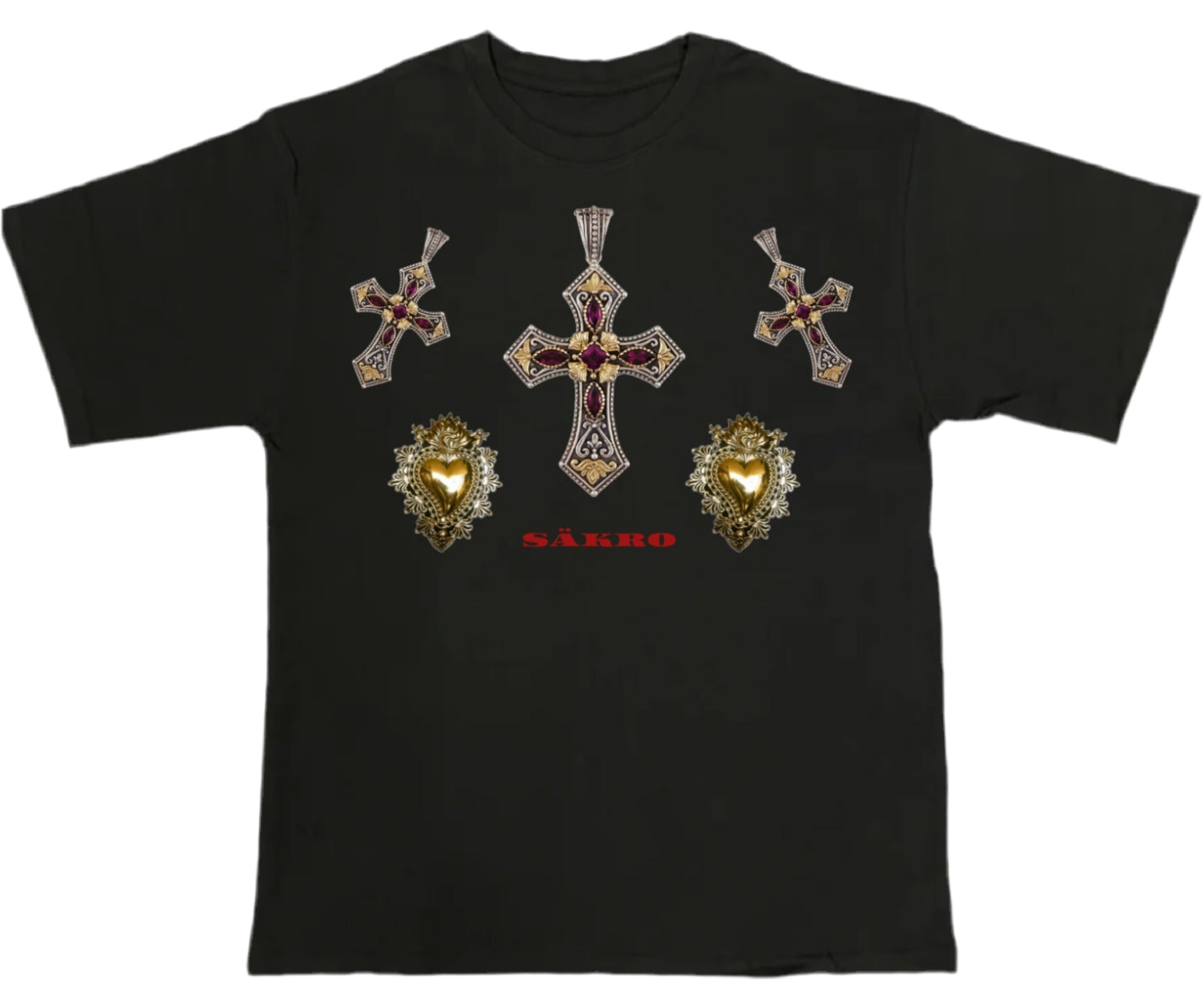 T-SHIRT SACRED CROSS