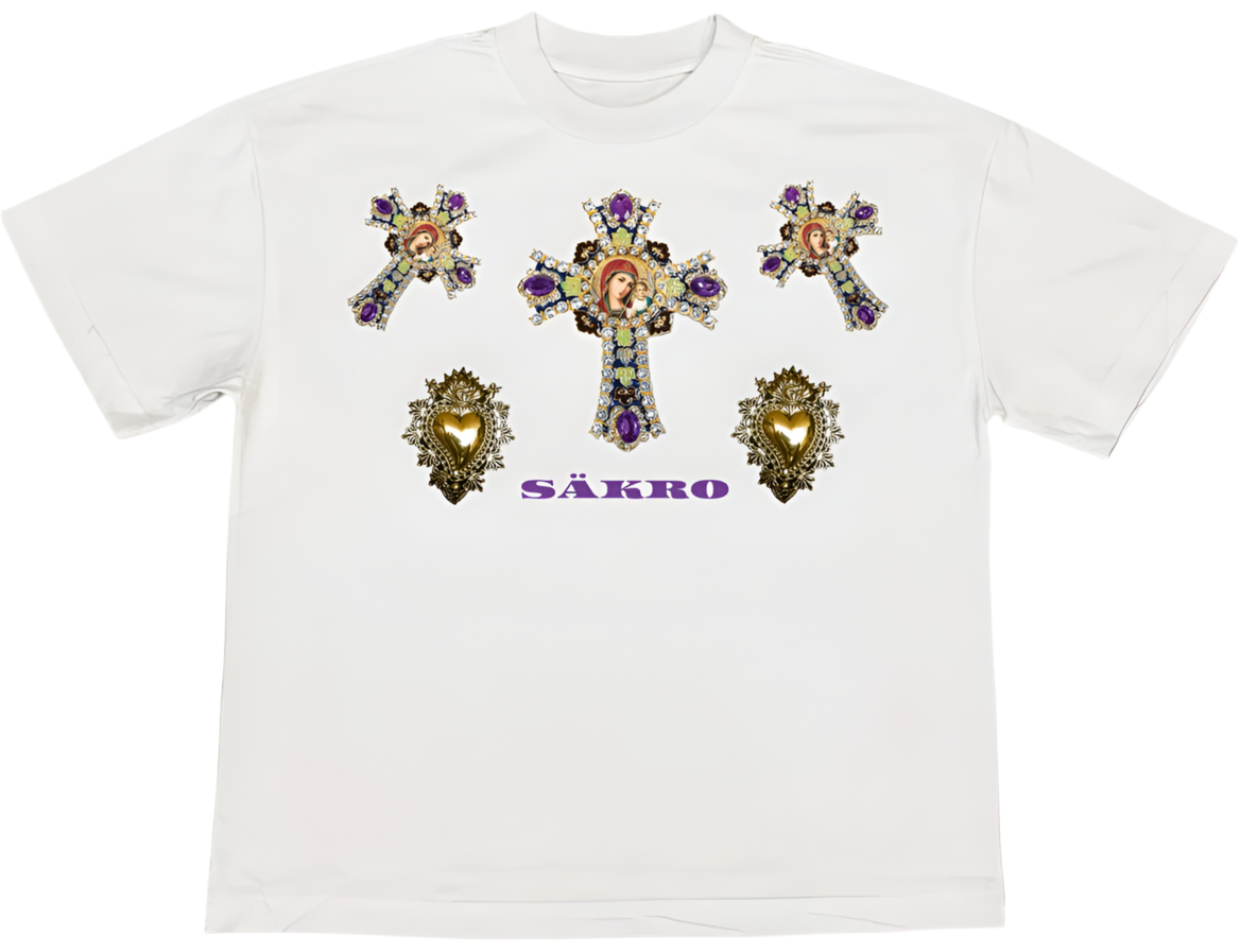T-SHIRT SAKRED CROSS SHINE